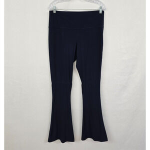 Lululemon Align High Rise ribbed Mini Flared Pant Women's 14 True Navy EUC